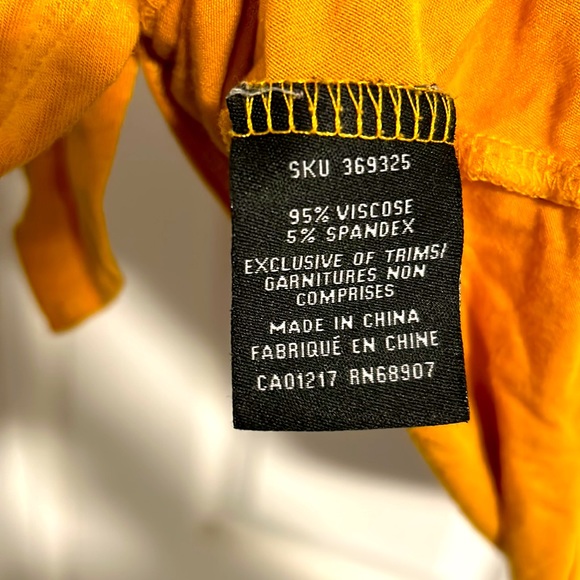 LE CHATEAU | Mustard Yellow T-Shirt - Picture 4 of 4